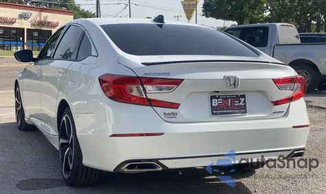 2021 Honda Accord Sport из США, поврежденный, VIN 1HGCV1F32MA046985